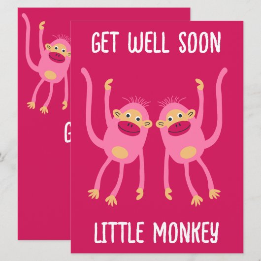 Word snel beter, kleine aap (Voorkant / Achterkant)