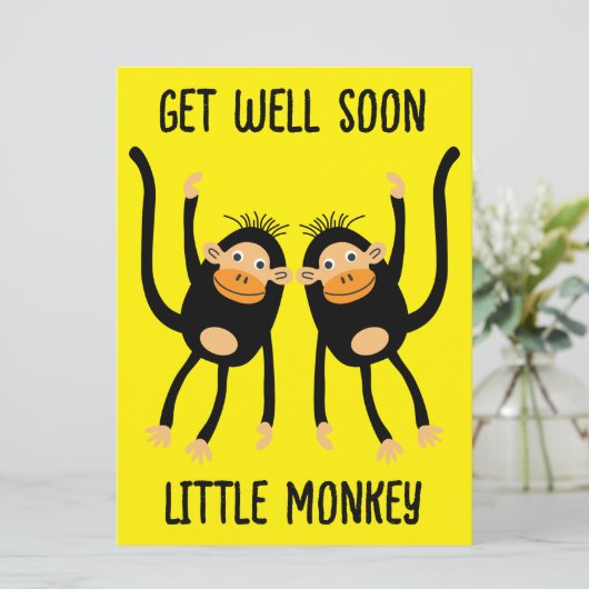 Word snel beter, kleine aap (Staand voorkant)