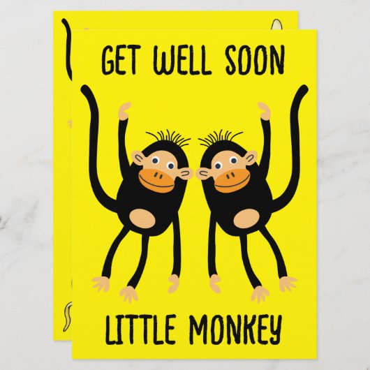 Word snel beter, kleine aap (Voorkant / Achterkant)