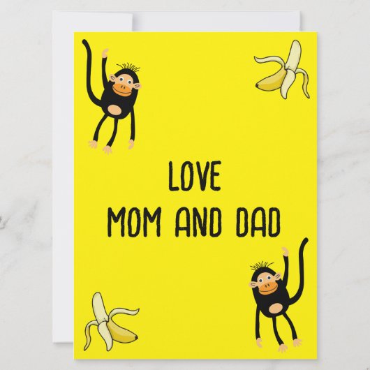 Word snel beter, kleine aap (Achterkant)