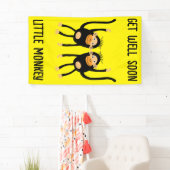 Word snel beter, kleine aap spandoek (Insitu)