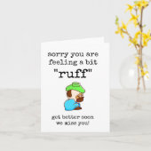 Word snel beter, Schattige, grappig, word snel bet Kaart (Gele Bloem)