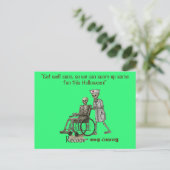 "Word snel beter, zodat we wat plezier kunnen make Briefkaart (Staand voorkant)