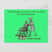 "Word snel beter, zodat we wat plezier kunnen make Briefkaart (Voorkant)