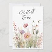 Word snel gezond Groet Feestdagenkaart (Voorkant)