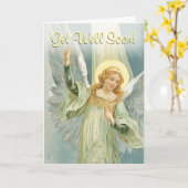 Word snel gezond - Guardian Angel Kaart (Gele Bloem)