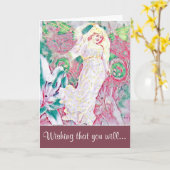 Word snel gezond - Guardian Angel Kaart (Gele Bloem)