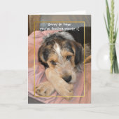 Word snel gezond hond kaart (Voorkant)