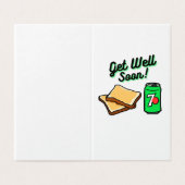 Word snel gezond - Iers Humor Kaart (Buitenkant ongevouwen)