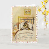 Word snel gezond Kat Kaart (Gele Bloem)