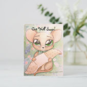 Word snel gezond Muis briefkaart (Staand voorkant)