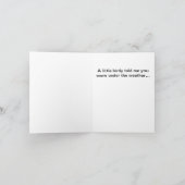 Word snel gezond - Peacock Kaart (Binnen)