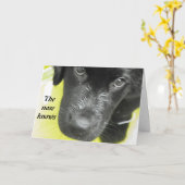 Word snel gezond Puppy Wenskaart Kaart (Gele Bloem)