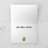 Word snel gezond - Schattigee Cat Kaart (Binnen)