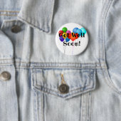 Word snel gezond speld/ ronde button 5,7 cm (In situ)