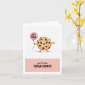 Word snel gezond STOERE COOKIE Kaart (Gele Bloem)