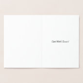 Word snel gezond Triple Bypass Heart Surgery Survi Folie Kaarten (Binnen)