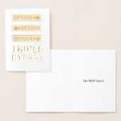 Word snel gezond Triple Bypass Heart Surgery Survi Folie Kaarten (Display)