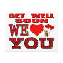 Word snel gezond, we houden van je