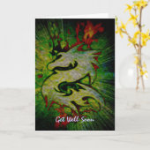 Word snel goed Dragon Kaart (Gele Bloem)