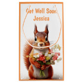 Word snel goed Eekhoorn Schattigee gepersonaliseer Klein Cadeauzakje (Achterkant)