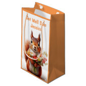 Word snel goed Eekhoorn Schattigee gepersonaliseer Klein Cadeauzakje (Voorkant Gekanteld)