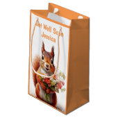 Word snel goed Eekhoorn Schattigee gepersonaliseer Klein Cadeauzakje (Achterkant Gekanteld)