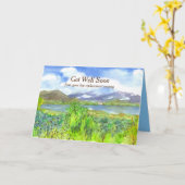 Word snel goed Heup Vervanging Chirurgie bergen Kaart (Gele Bloem)