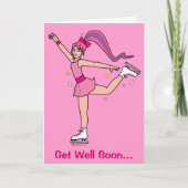 Word snel goed schaatsploeg kaart (Voorkant)