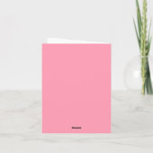 Word snel goed Vrolijk Boeket Blank Kaart (Achterkant)