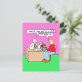 Word snel Humor in de Kantoor van de dokter Briefkaart (Staand voorkant)