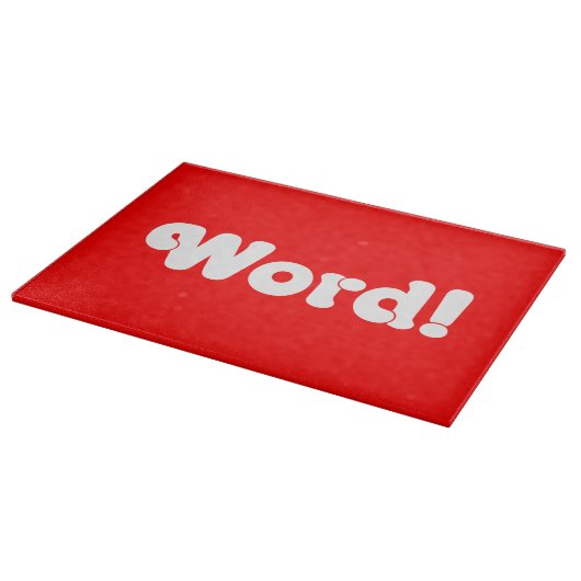Word! Snijplank (Hoek)