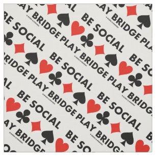 Word Social Play Bridge Vier Card Suits Adviezen Stof
