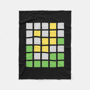 Word-spelcode Fleece Deken