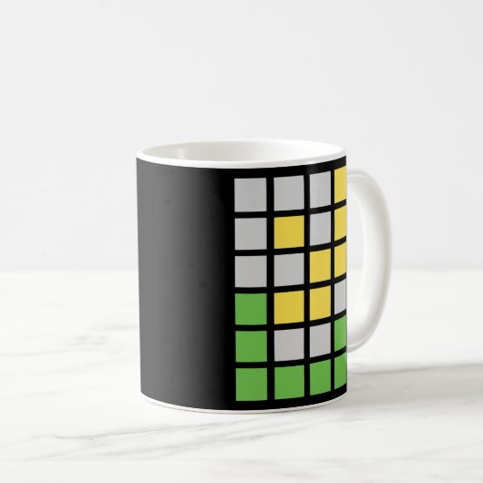 Word-spelcode Koffiemok (Voorkant rechts)