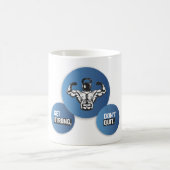 Word sterk, stop niet koffiemok (Center)