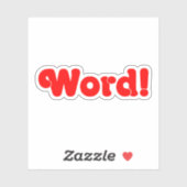 Word! Sticker (Vel)