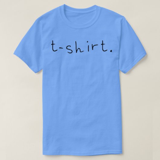 Word t minimaal ontwerp t-shirt (Design voorkant)