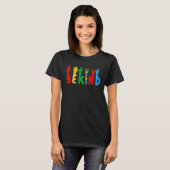 Word Taal voor autisme - Bewustmakingsmaand Puzzl T-shirt (Voorkant volledig)