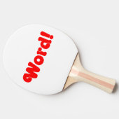 Word! Tafeltennisbatje (Zijkant)