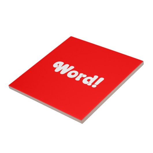 Word! Tegeltje (Zijkant)
