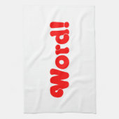 Word! Theedoek (Verticaal)