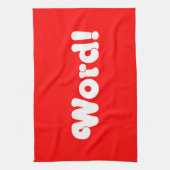 Word! Theedoek (Verticaal)