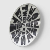 Word Time Clock Executive Grote Klok (Hoek)