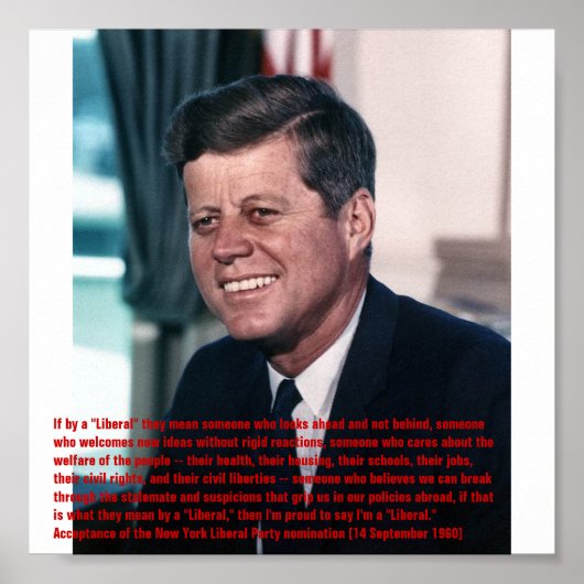 Word trots om een "liberaal" te worden poster (Voorkant)