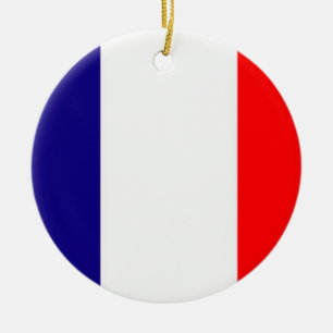 Word trots om Franse kerstversiering te worden Keramisch Ornament