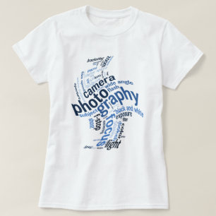 Word Twist voor fotografie T-shirt