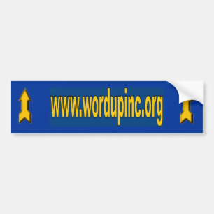 Word Up Bumper Bumpersticker