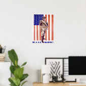 Word US Marine Poster (Thuiskantoor)