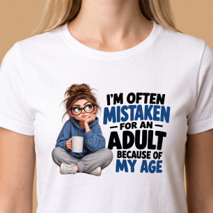 Word Vaak Ten Onrechte Aangezien voor een Volwasse T-shirt